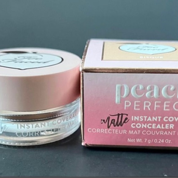 Too Faced PEACH PERFECT Instant Coverage Matte Concealer Bisque - Picture 2 of 3